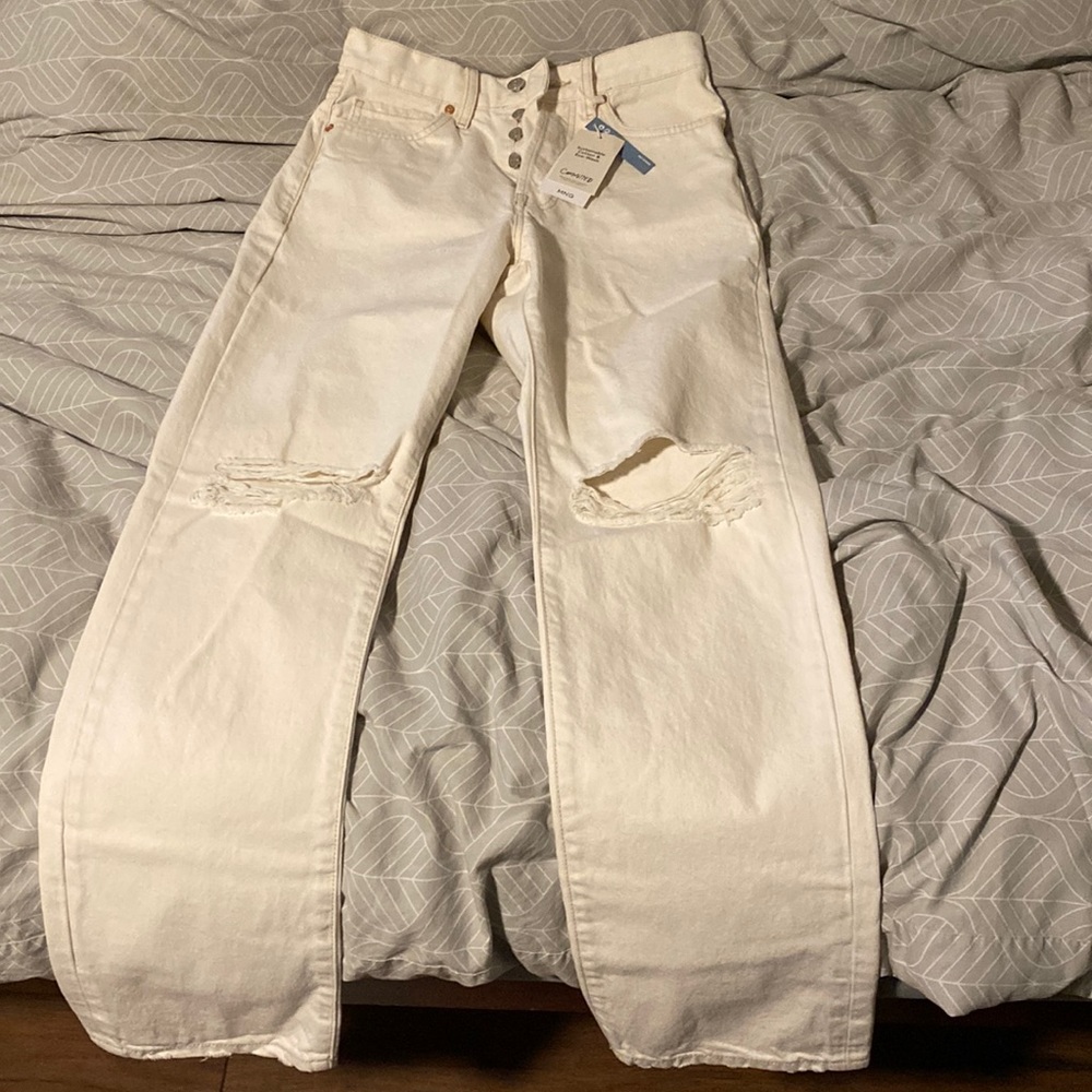 Mango Cream Jeans